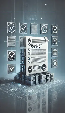 Image from Quality Policy page of the Q.V. LLC's website